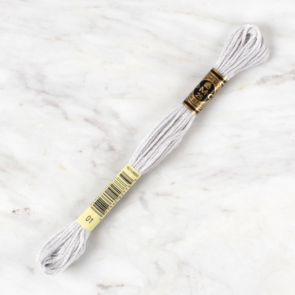 Dmc Muline Special 8 m Açık Gri Nakış İpliği - 01